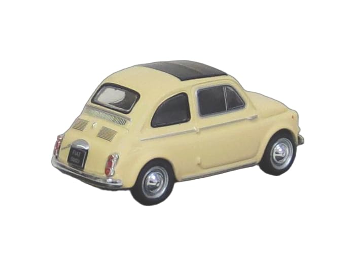 Scale Fiat 500D 1962 Light Yellow Finished Product First43 1/43