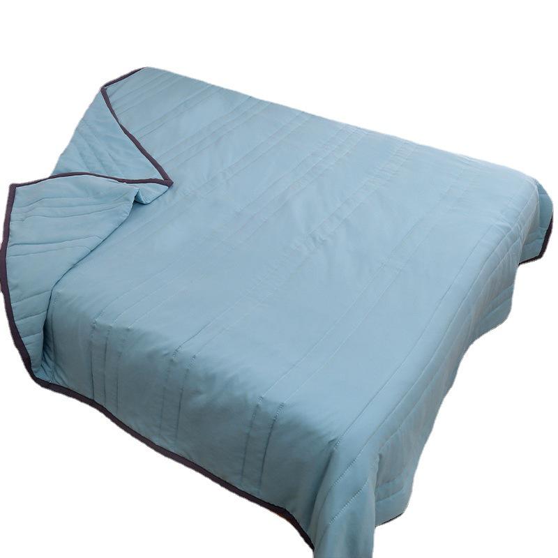 Washed Cotton Summer Quilt: Lightweight Air Conditioning Blanket for Spring, Autumn, and Summer - Single, Double, or Children's Size