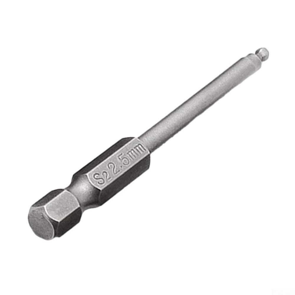 1pc 65mm Hex Screwdriver Bit Alloy Steel End Hexagon