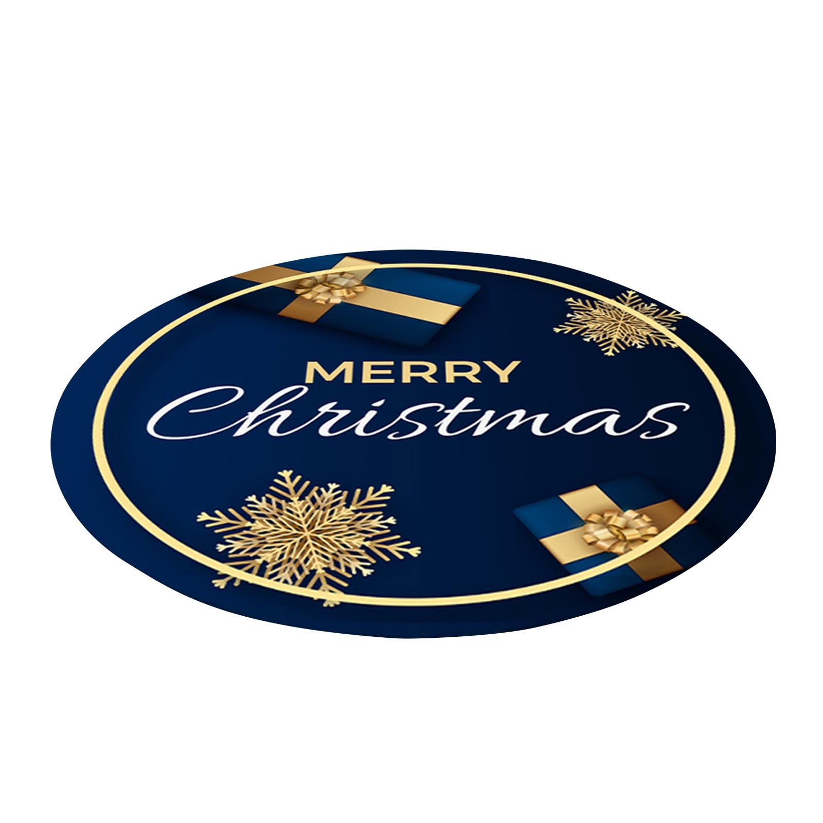 

Рождественский ковер, Счастливого Рождества, Домашний ковер, Круглый ковер, Домашнее праздничное украшение, Рождественский хрустальный бархатный ковер для гостиной One Size