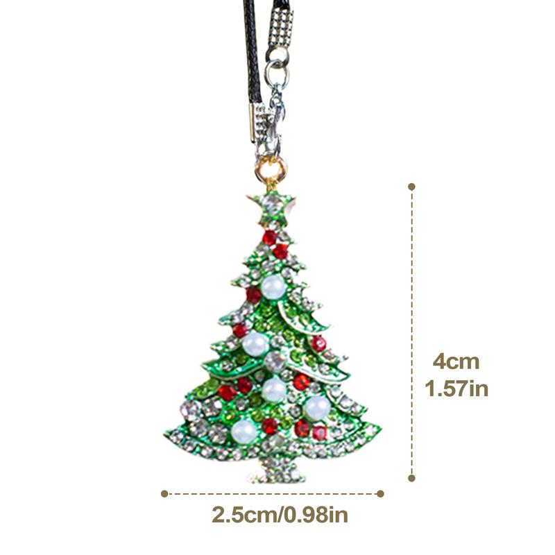 Car Cartoon Decoration Christmas Decorative Tree Ornament Multipurpose Bag Charm Car Interior Accessory For Backpack Home