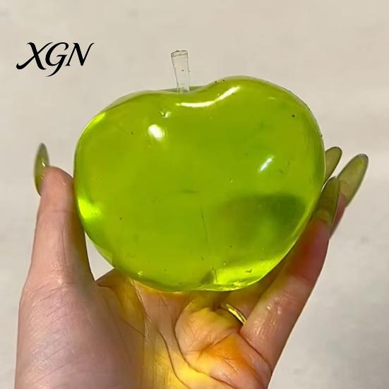 Fruit Stress Relief Toy Clear Squeeze Anxiety Soft Stretch Shapeable Anti Ball Transparent Sensory Fidget Party