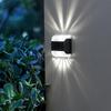 Solar LED Wall Light Outdoor Waterproof Solar LED Wall Lamp Up And Down Luminous Lighting for Outdoor Garden Decoration Sunlight