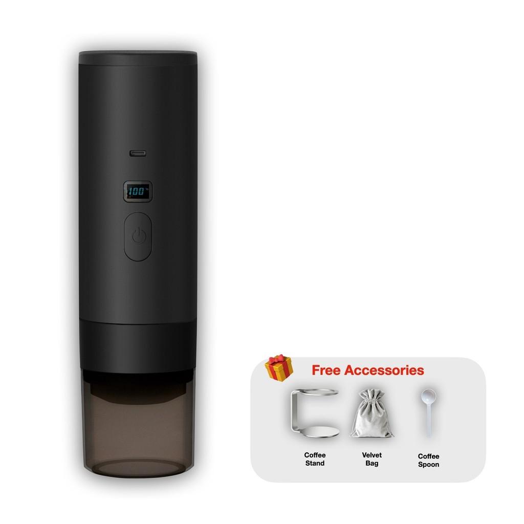 3-in-1 Wireless Portable Espresso Coffee Maker 15Bar Ground & Capsule Compatible Espresso Machine Hot & Cold Brew Coffee Machine