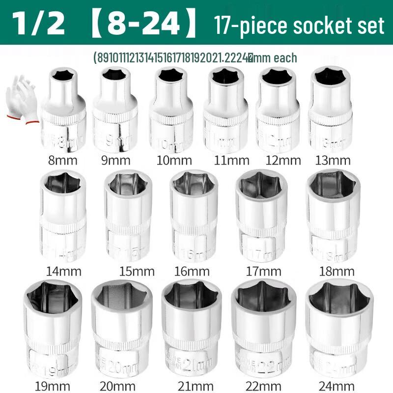 Greener 1/2-inch Hex Socket Set
