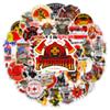 10/25/50pcs Firefighter Graffiti Stickers Decals for Laptop Pad Phone Fridge Luggage Water Bottle Skateboard Motorcycle Helmet