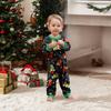 Parent-child Christmas Print Home Suit Long-sleeved Top And Pants