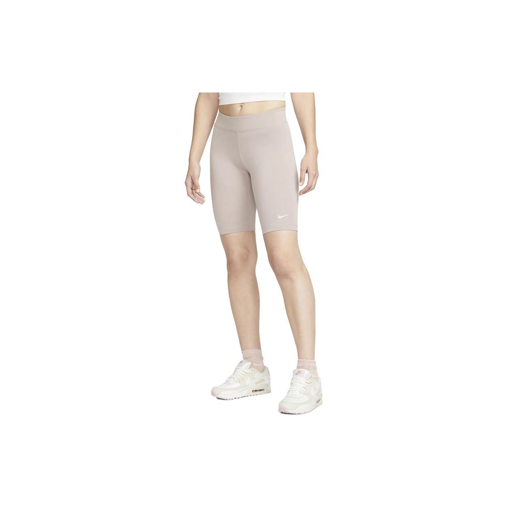 New Nike Fitness Shorts Women's Taupe CZ8527-272