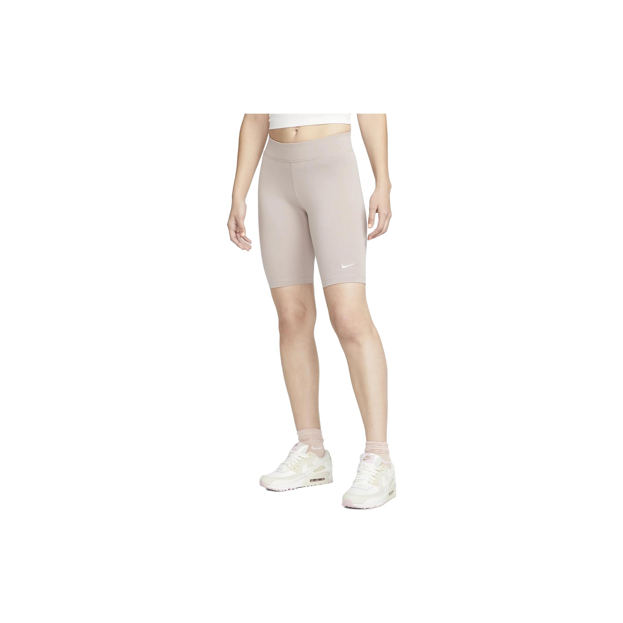 

New Nike Fitness Shorts Women s Taupe CZ8527-272 S