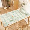 Tablecloth Pvc Waterproof, Oil-Proof And Anti-Scalding Leave-In Table Mat, Desktop Protective Mat, Leather Tablecloth, Dining Table Mat, Coffee Table