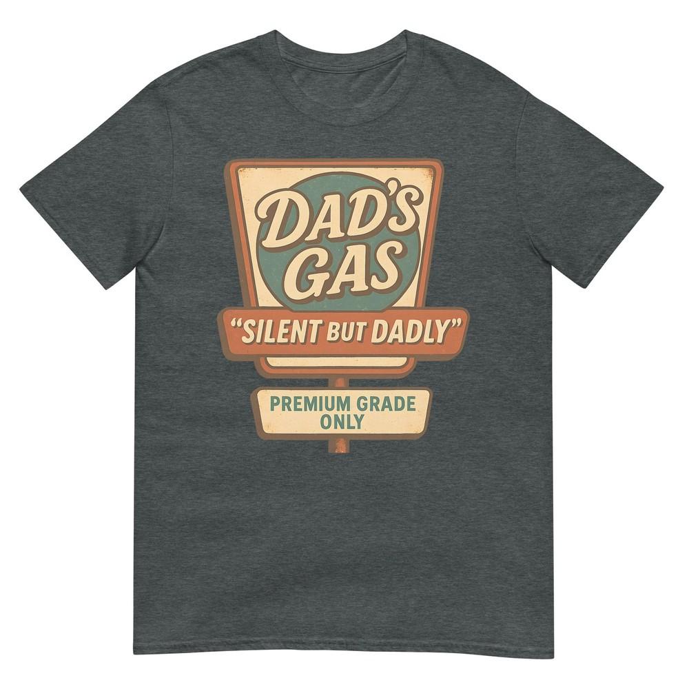 Silent But Dadly Funny Fathers Day Fart Dad Farting Vintage TShirt
