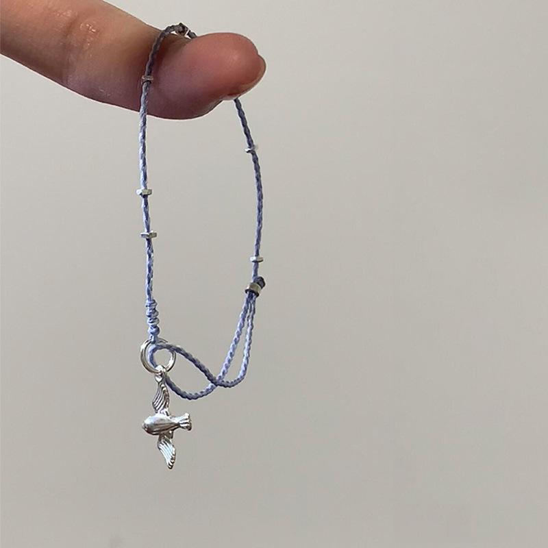 Dynamic Flying Swallow Hand Rope Female New Popular Design Small and Popular Simple Ins Style Fashionable and Versatile Bracelet