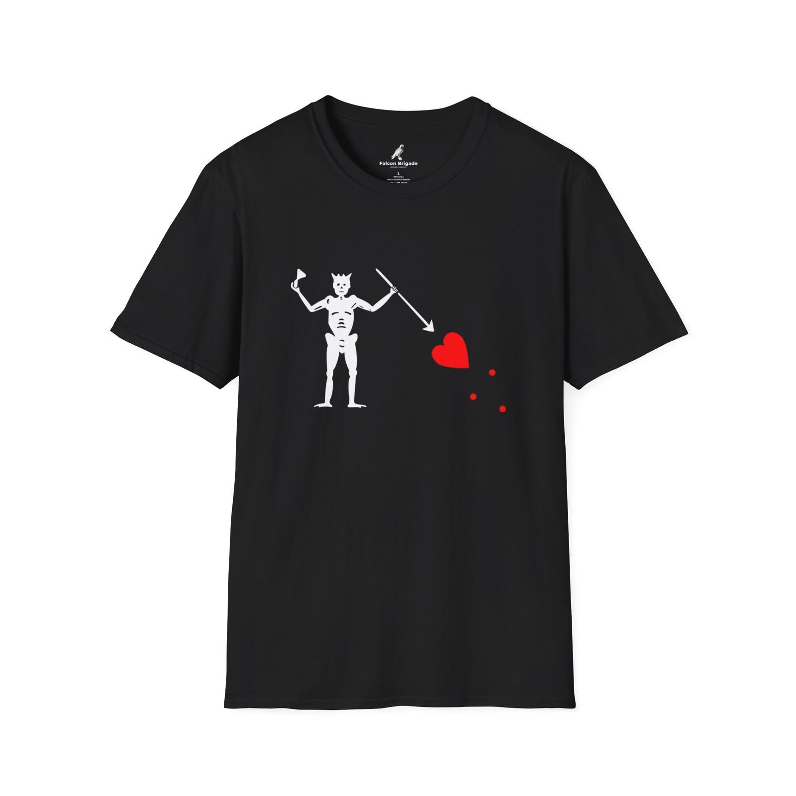 Blackbeard Pirate Flag T-Shirt S