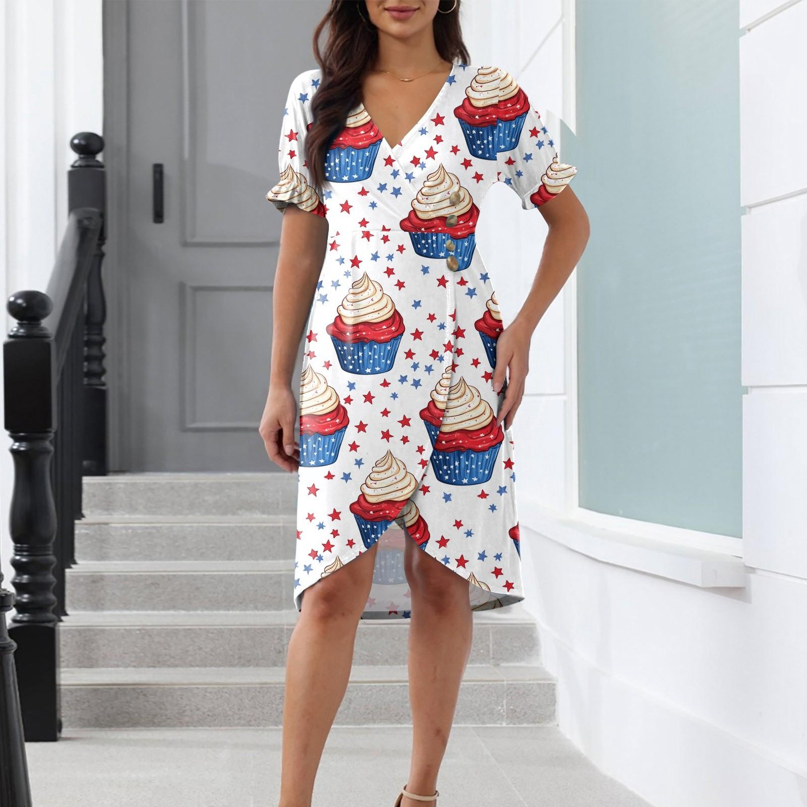 

Пляжные платья для женщин, весна-лето, элегантное платье с V-образным вырезом и цветочным принтом в стиле бохо, струящееся гавайское платье макси с рюшами XL винный