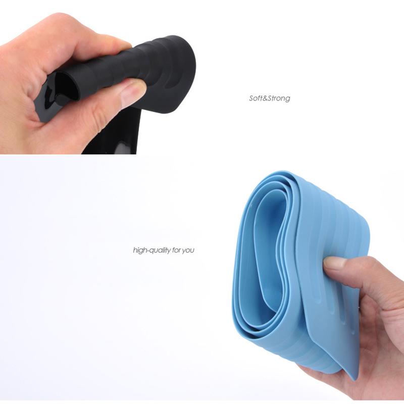 8*90cm Car Rubber Rear Bumper Guard Protector Door Edge Strip Trim Cover