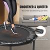 36" Foldable Mini Fitness Trampoline Adults Indoor Exercise Rebounder