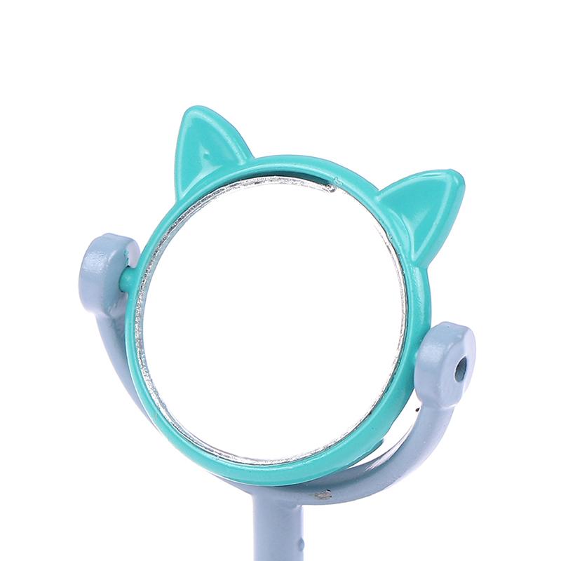 1/12 Make-up Mini Hasenohren Spiegel Möbel für Puppenhaus Spielzeug Zubehör