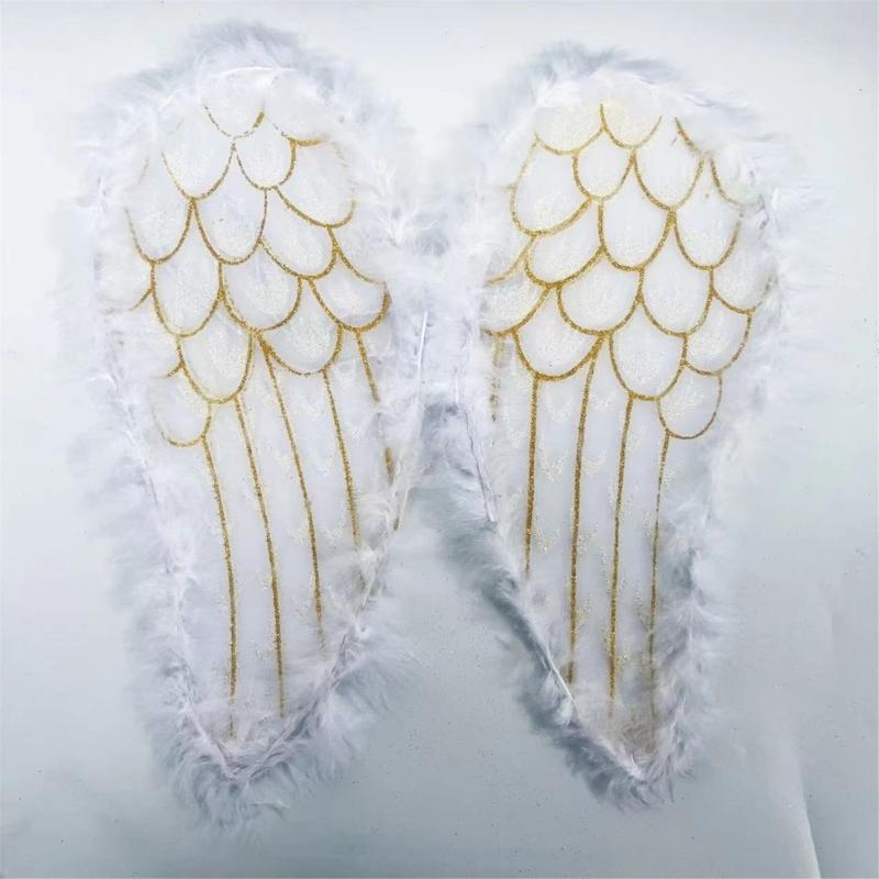 Decorative Wing Angel Wing Golden Feather Wing Elf Wing Masquerade Wing Party Props Party Supplies