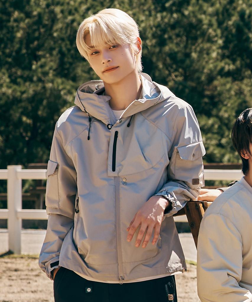 Bbc Earth Silver Tpu Shell Jacket_Light Grey