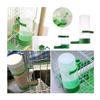 10pcs Round Plastic Birds Farm Livestock Automatic Feeding Drinking Water Bottle Container