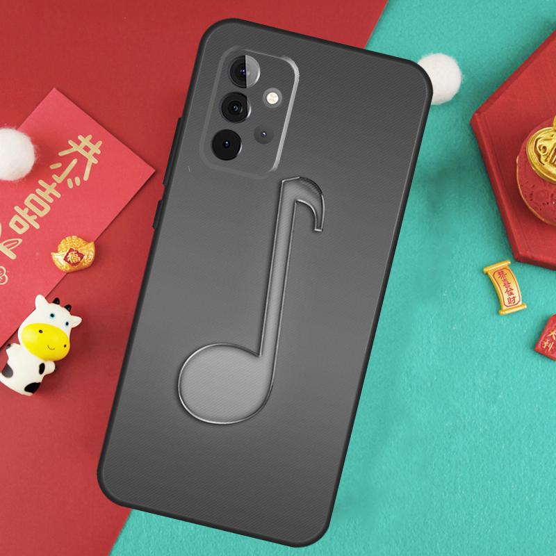 Treble Clef Music Note Case For Samsung Galaxy A52 A32 A12 A14 A34 A54 A51 A71 A53 A33 A13 A15 A25 A35 A55 Cover