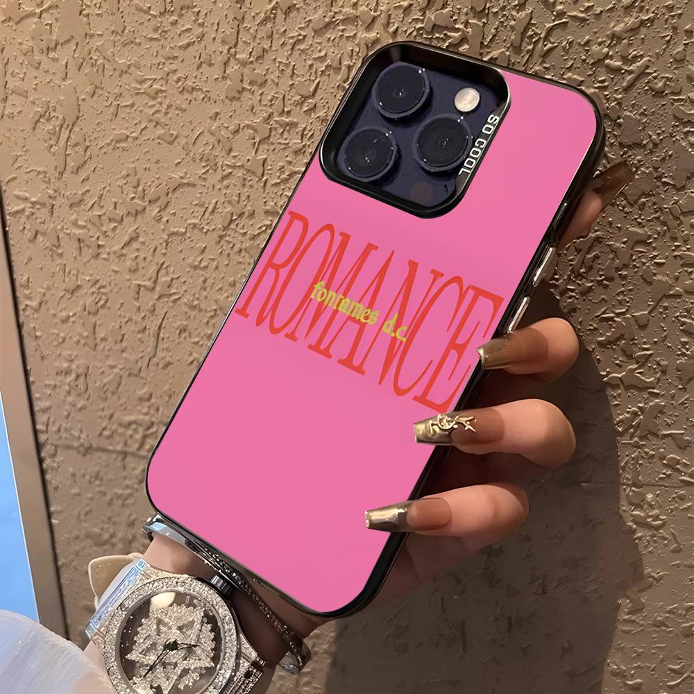 Fontaines DC Romance For iPhone 17,16,15,14,13,12,11,Mini,Pro,E,SE4,XS,MAX Black Shockproof Candy Matte Cover