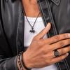 PIG & HEN Pendant Necklace - Black X Black