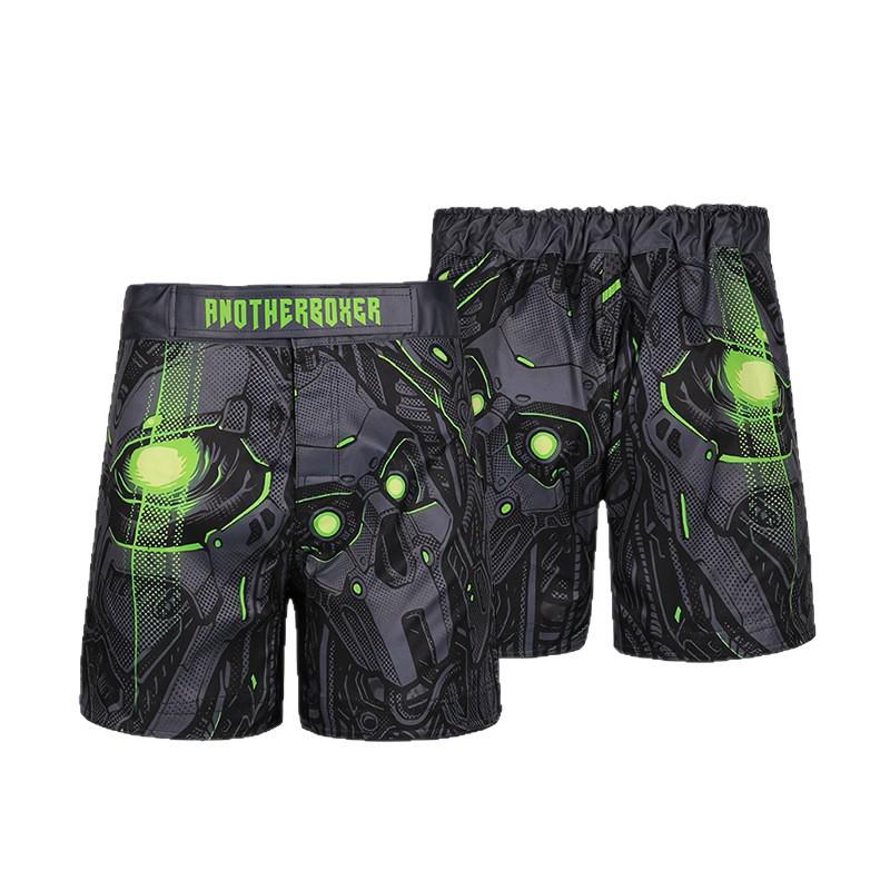 AN Nowe Uniseks Odporne na Rozdarcia Spodenki Treningowe MMA Jiu-Jitsu – Mikroelastyczne Spodnie do Walki