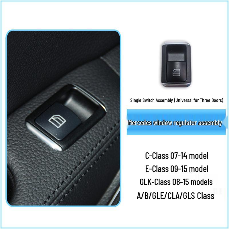 Buton Comutator Ridicare Geam Compatibil pentru Mercedes-Benz W204 Clasa C & Clasa E 2049055402 Ușă Auto