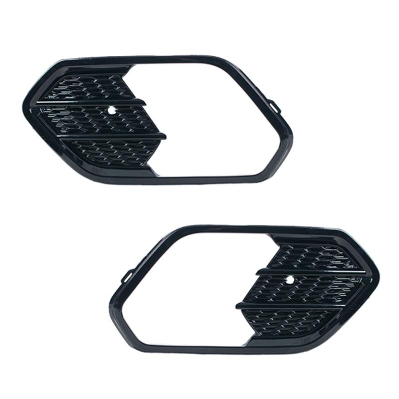 Car Front Bumper Fog Light Lamp Frame Grille Cover For Ford Escape Kuga 2017 2018 2019 Chrome Front Fog Light Trim Cover