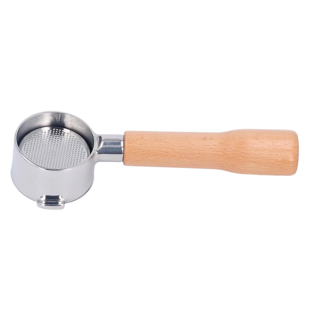 Silver Bottomless Portafilter Bottomless Coffee Handle for Delonghi ECO310 C1 For Delonghi ECO310