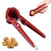 Sparge Nuci Heavy Duty Aluminiu Aliaj Decojitor pentru Nuci Avelane Pecan Mâner Ergonomic Antiderapant Instrument de Crăpat Castane