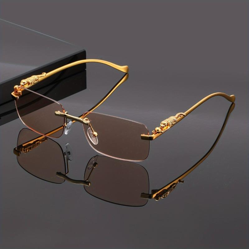 Modern Simple and Stylish Frameless Glasses Are Lightweight and Durable Suitable for Daily Pography