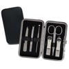 dba168nK Nail Care Tools Nail Clippers Portable 6-piece Nail Care Device Cuticle Scissors Stainless Steel 1 Set