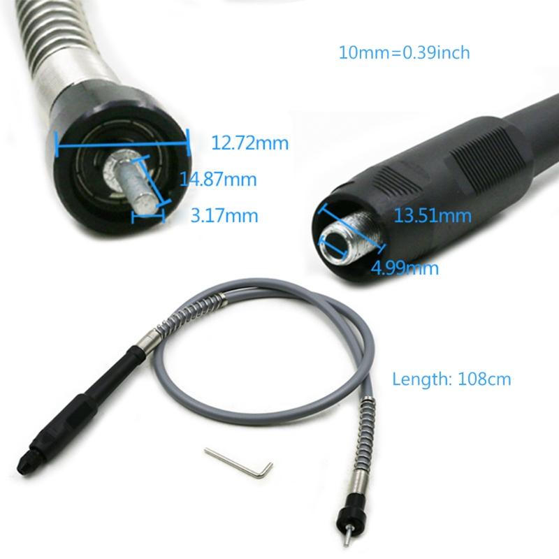 Accessories for Rotary Tool Electric Mill Flexible Shaft Extension Tube Extension Shaft Extension Line Engraving Machine