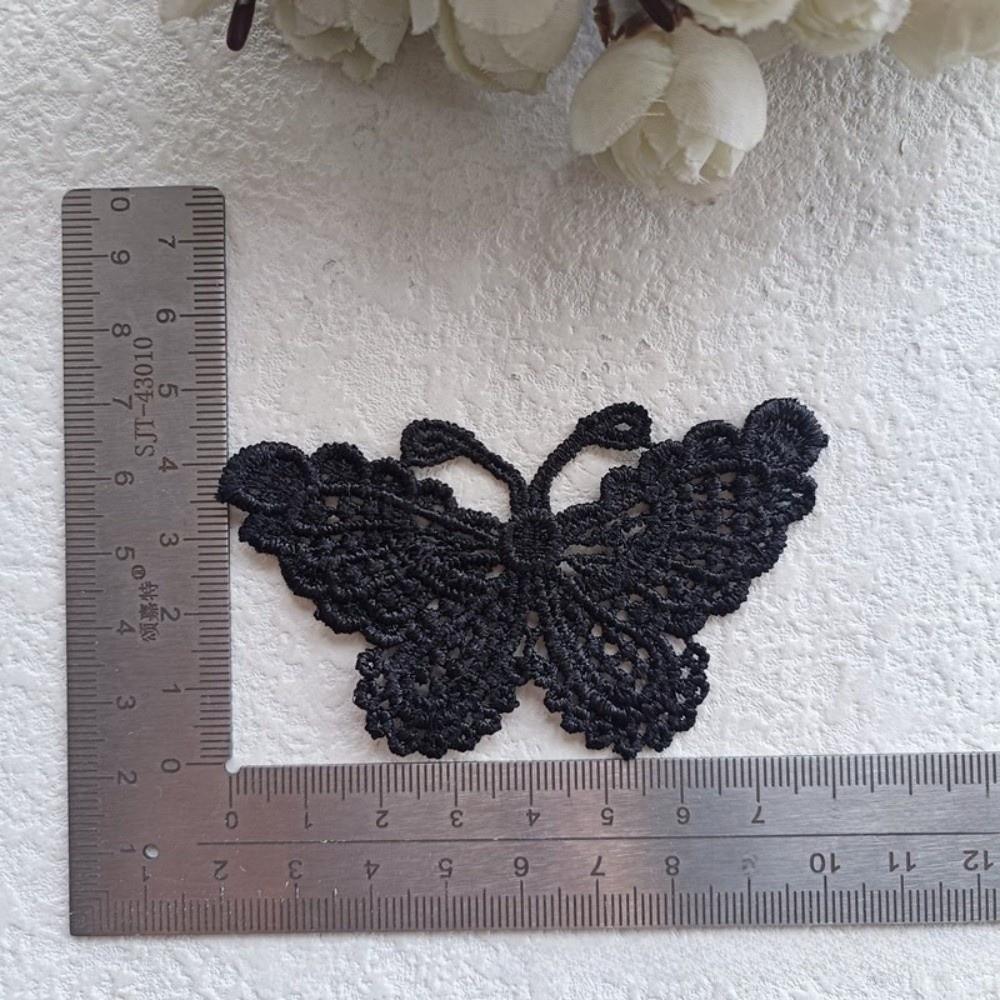 Bowknot Lace Applique Trim Handmade DIY Lace Fabric for Bags Hair Clips Hair Decor