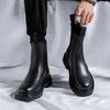 Chelsea boots men's autumn cigarette boots high-top cotton boots Martin boots men's British style platform ins tide 4501-R
