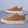 Neues Design Herren Sneaker Wildleder Herren Freizeitschuhe Bequemes Vulkanisiertes Schuhwerk Walking Flats Mode Outdoor Männlich Fahrschuhe