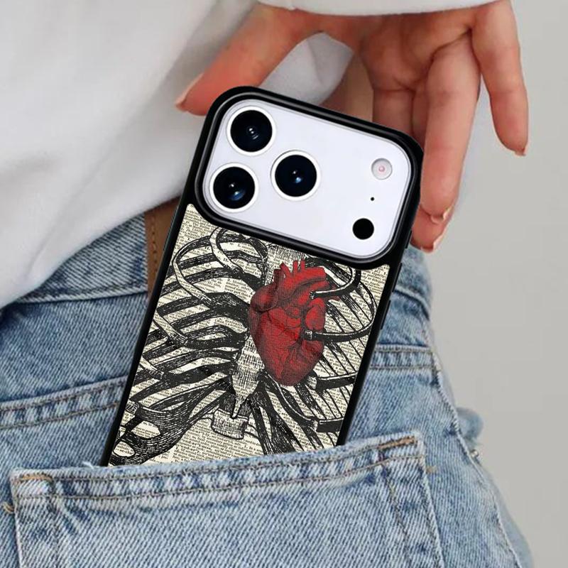 Medical Human Anatomy soft Phone Case for iPhone 17ProMax 12 13 14 15 16e 17 Pro Max Plus Air Cover