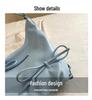 Korean Bow Tote Backpack - Women's 2024 Trend, Large Capacity, Casual Single Shoulder Bag