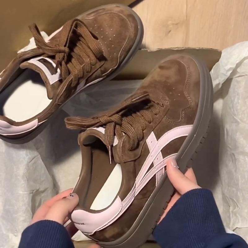 Platform women's season new versatile sports casual retro breathable student board shoes
