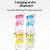 Automatischer Haustier-Wasserspender Tropffrei Futterspender Hängend 350ml Hundewasser 500ml Wasserflasche für Alle Käfige