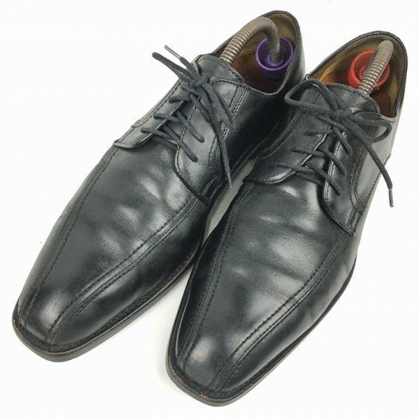 80s-90s Vintage G.C. Morelh Handmade Swirl Moc Business Shoes Black Size 43 27.5 Men's(USED)
