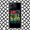 Triathlon Swim Bike Run Phone Case for Xiaomi Redmi Note 15 14 14S 13 12 12S 11 Pro Plus 11E 11T 11S 10S 5G Soft Cover Fundas Re