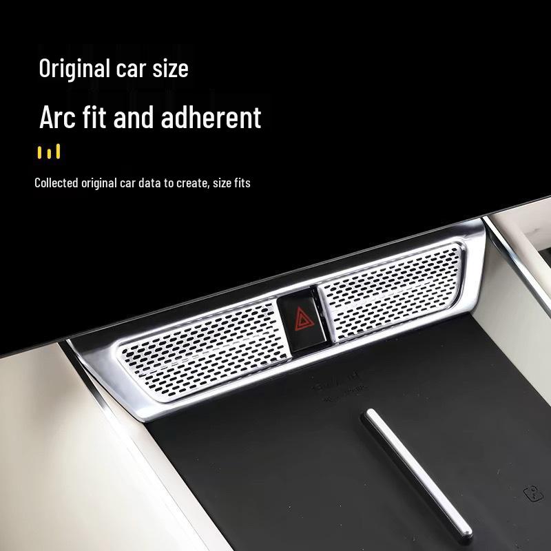 

Zhijie R7 Center Console Air Vent Cover: Dustproof, Decorative, and Modified for Extended Range Cars.