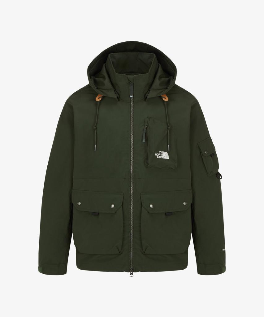 The North Face Nj2Hr55C Men'S Utility Waterproof Jacket Dark_Green