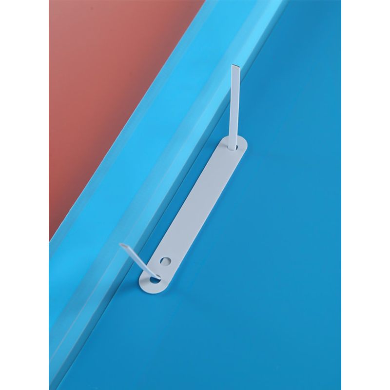 Loose-Leaf Folder A4 Simple Clip Two-Hole Clip Pp Punch Binding Insert Bag Folder Plastic File Binder Storage Storage Clip Office Office Supplies