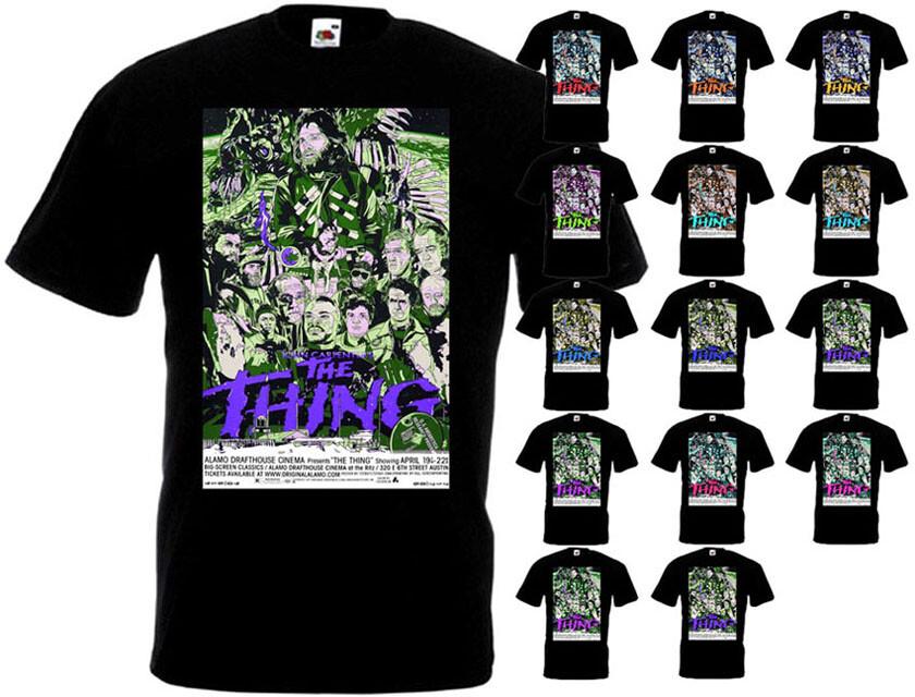 The Thing v83 T-shirt black movie poster horror John Carpenter all sizes S5XL XL