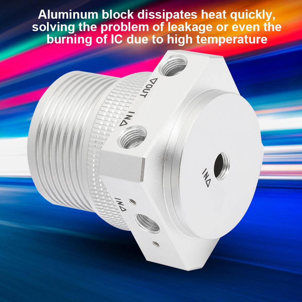 PJ D5QJS PC Kühler Computer Wasserkühlungspumpe Aluminiumlegierung Pumpendeckel Silber