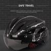 Unisex Adult Ultralight Bicycle Cycling Helmet With Goggles For Outdoor Sports Riding Helmet